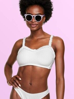 Stoney Clover Lane for Target White Bikini Top NWT